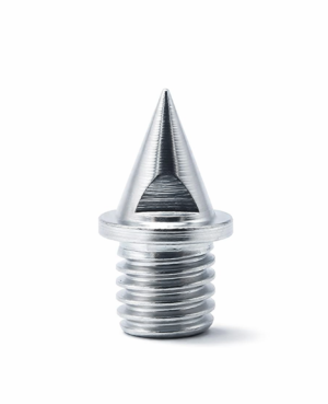 Does my child need spikes? 5 These 6mm pyramid replacement spikes are a reliable, all-round option for synthetic track surfaces. Popular with sprinters, middle-distance and field event athletes, they’re also the top choice of long-distance runners seeking grip and durability in their running spikes.