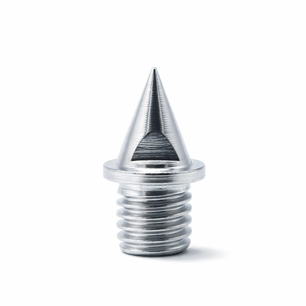Pyramid Spikes 6mm These 6mm pyramid replacement spikes are a reliable, all-round option for synthetic track surfaces. Popular with sprinters, middle-distance and field event athletes, they’re also the top choice of long-distance runners seeking grip and durability in their running spikes.
