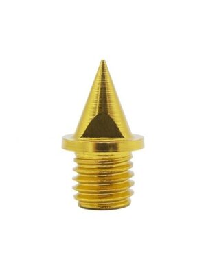 Gold Carbon Lite Spikes - Pyramid 6mm