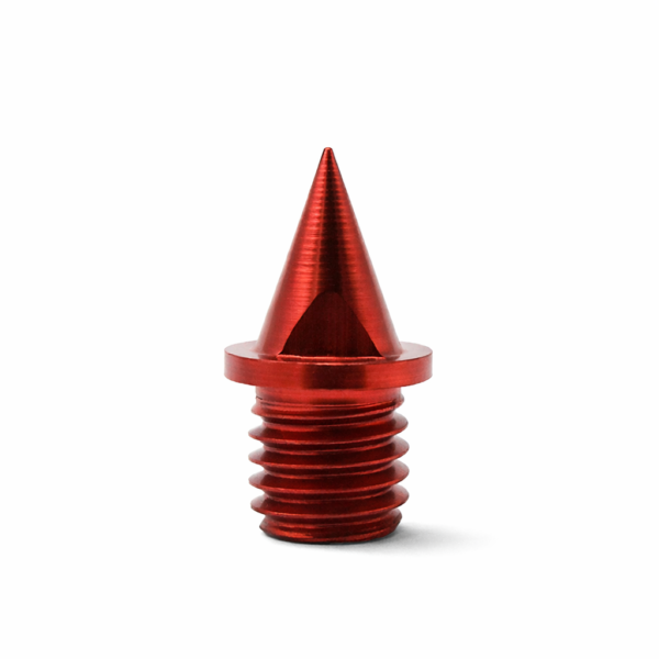 Tokyo Red Carbon Lite Spikes 6mm are ultra-light replacement spikes for synthetic tracks, inspired by the bold red track of the Tokyo Olympics and 2025 World Championships. Built for speed, designed for champions.