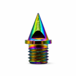 6mm Neo Pyramid Track Spikes - Rainbow Finish Running Spikes